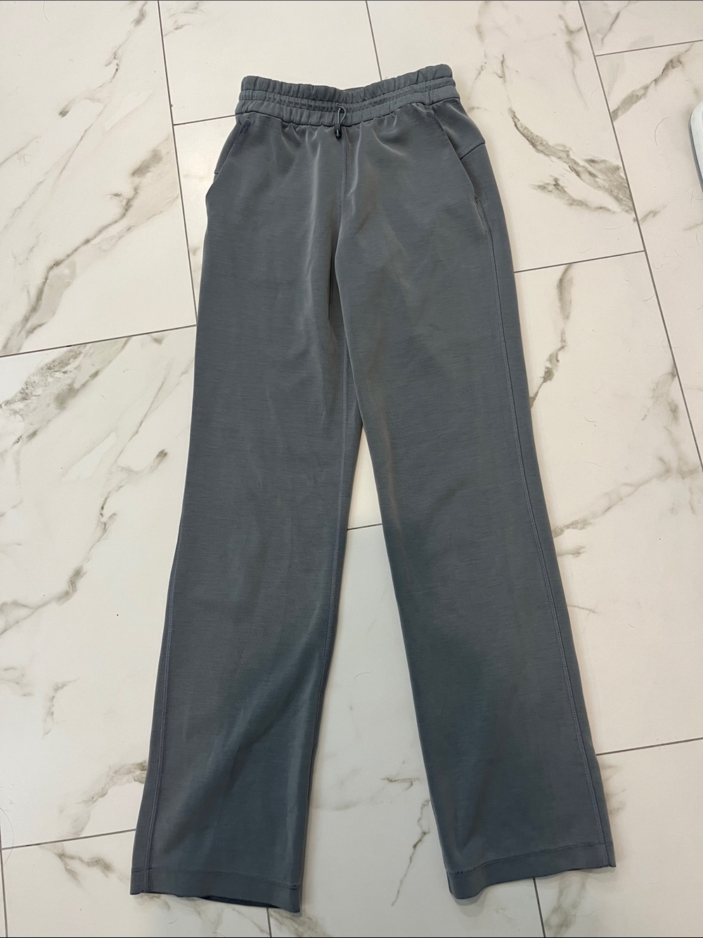 womens lululemon Grey Relaxed Fit Drawstring Pants
